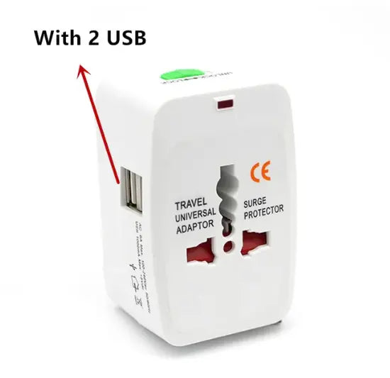 all in one universal adaptor with USB