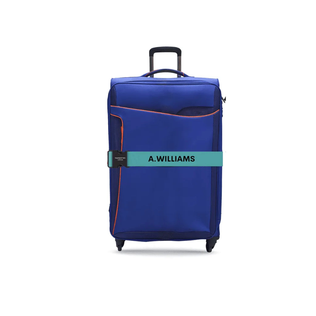 Custom luggage strap top
